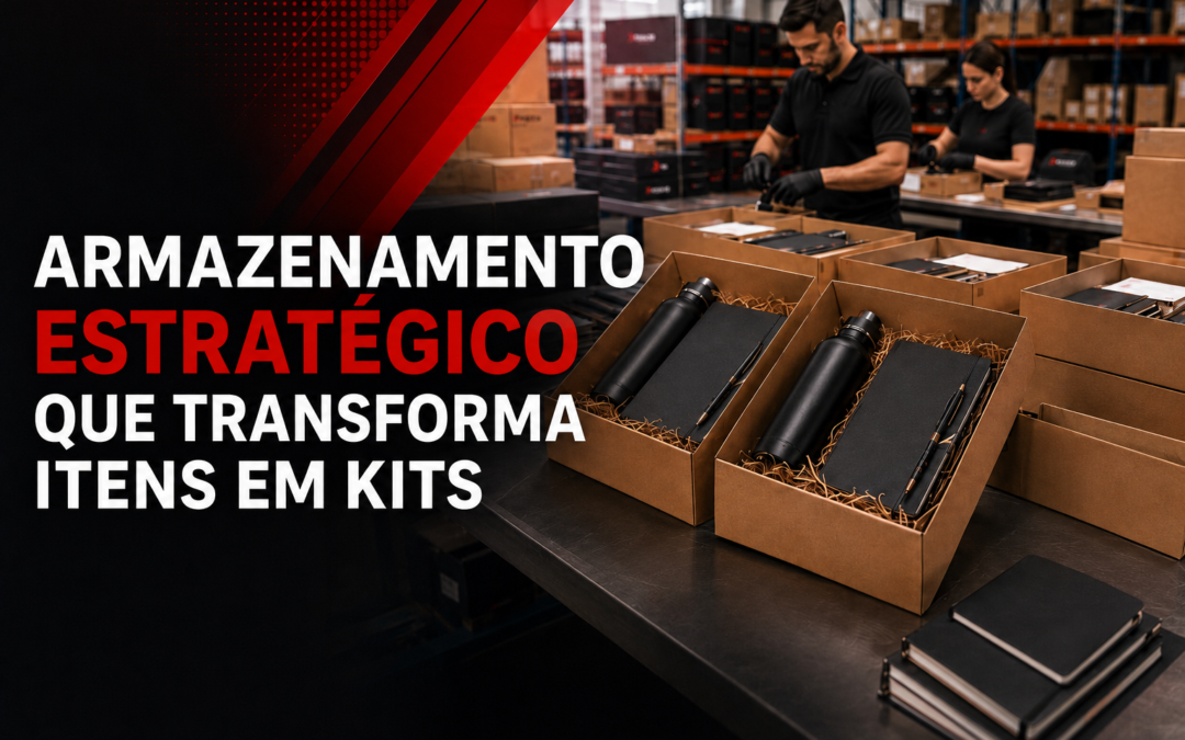 Como o armazenamento estratégico melhora a eficiência na montagem de kits